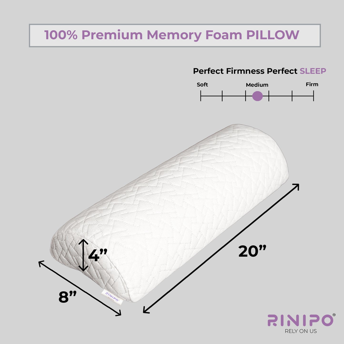 Rinipo Half Moon Bolster Pillow