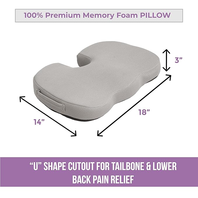 Seat Cushion for Back Support